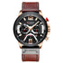CURREN Casual Sport Watch Blue Watch For Men